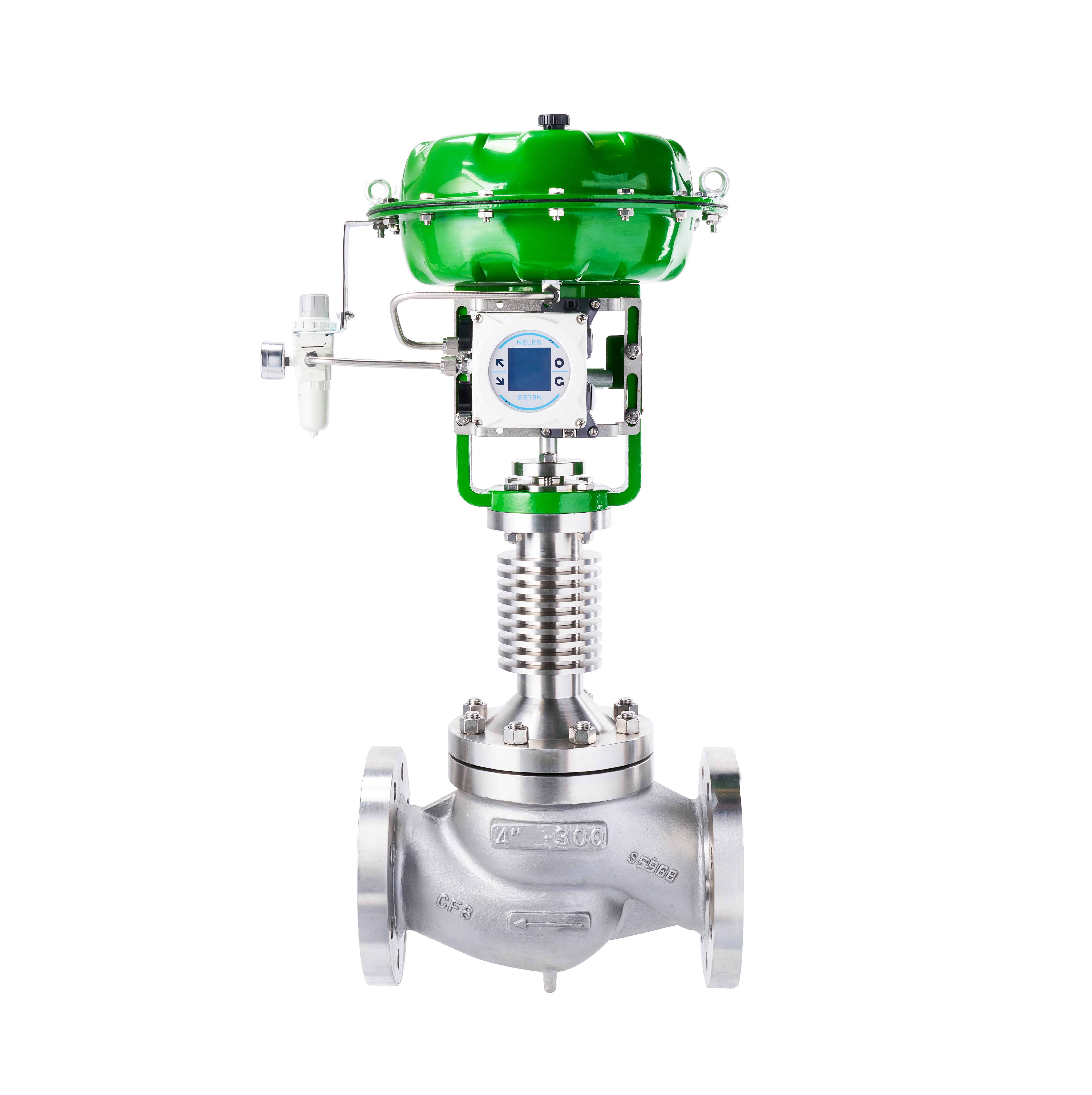 Vanne de commande &agrave; membrane pneumatique